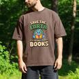 Earth Day Save Earth It´s Only Planet With Books Reader Men's Comfort Colors T-Shirt Espresso