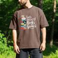 Easily Distracted By Books And Gnomes Men's Comfort Colors T-Shirt Espresso