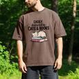 Easily Distracted By Cats And Books Cute Book Lover Men's Comfort Colors T-Shirt Espresso