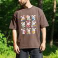 Easter Teacher Cute Bunny Reding Books Librarian Bookworm Men's Comfort Colors T-Shirt Espresso