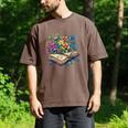 Enchanted Open Book With Blooming Flowers Men's Comfort Colors T-Shirt Espresso Enchanted Open Book With Blooming Flowers Men's Comfort Colors T-Shirt Espresso
