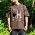 Ew People Cat Introvert Anti-Social Men's Comfort Colors T-Shirt Espresso Ew People Cat Introvert Anti-Social Men's Comfort Colors T-Shirt Espresso