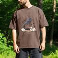 F-CAW-F Crow Book Lover Reader Gothic Humor Men's Comfort Colors T-Shirt Espresso F-CAW-F Crow Book Lover Reader Gothic Humor Men's Comfort Colors T-Shirt Espresso