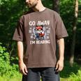 Go Away I'm Reading Book Reader Cute Fox Loves Books Men's Comfort Colors T-Shirt Espresso Go Away I'm Reading Book Reader Cute Fox Loves Books Men's Comfort Colors T-Shirt Espresso