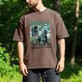 Godzilla Ocean Scene Comic Book Illustration Movie Monster Men's Comfort Colors T-Shirt Espresso Godzilla Ocean Scene Comic Book Illustration Movie Monster Men's Comfort Colors T-Shirt Espresso