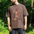 Haha Made You Read Shirt Book Reader Flower Floral Men's Comfort Colors T-Shirt Espresso