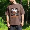 Haunted By My TBR Boo Halloween Book Lover Librarian Men's Comfort Colors T-Shirt Espresso