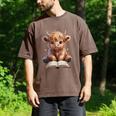 Highland Cow Reading Book Bookworm Men's Comfort Colors T-Shirt Espresso Highland Cow Reading Book Bookworm Men's Comfort Colors T-Shirt Espresso
