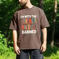 I'm With The Banned Librarian Banned Book Lover Reader Men's Comfort Colors T-Shirt Espresso