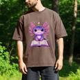 Kawaii Axolotl Cute Axolotls Reading Book Men's Comfort Colors T-Shirt Espresso