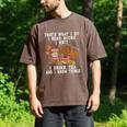 Knitting Reading Books Drinking Tea Knitter Knit Men's Comfort Colors T-Shirt Espresso