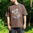 Koala Reading Book Pajama Sleep Men's Comfort Colors T-Shirt Espresso Koala Reading Book Pajama Sleep Men's Comfort Colors T-Shirt Espresso