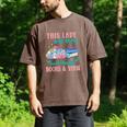 THIS LADY Will Never Own Enough BOOKS & YARN Men's Comfort Colors T-Shirt Espresso
