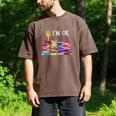 Librarian I'm Okay Book Reader Library Book Men's Comfort Colors T-Shirt Espresso
