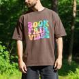 Library Book Fair Vibe Tie Dye School Reading Nostalgic Men's Comfort Colors T-Shirt Espresso Library Book Fair Vibe Tie Dye School Reading Nostalgic Men's Comfort Colors T-Shirt Espresso