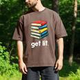 Get Lit With Books Men's Comfort Colors T-Shirt Espresso Get Lit With Books Men's Comfort Colors T-Shirt Espresso