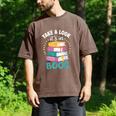 Take a Look It's In a Book Teacher Reading Apparel Men's Comfort Colors T-Shirt Espresso Take a Look It's In a Book Teacher Reading Apparel Men's Comfort Colors T-Shirt Espresso