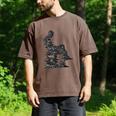 Men Pixel Art Geometric Book Human Drawing Graphic Men Men's Comfort Colors T-Shirt Espresso