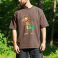 Monkey With a Book Men's Comfort Colors T-Shirt Espresso