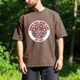 North Pole Book Club Shirt Candy Cane Christmas Men's Comfort Colors T-Shirt Espresso