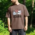 Nothing Beats Reading Rock Paper Scissors Book Lover Teacher Men's Comfort Colors T-Shirt Espresso