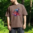 Octopus Reading Book Kraken Book Lover Men's Comfort Colors T-Shirt Espresso