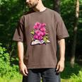 Orchids Flowers Book Floral Men's Comfort Colors T-Shirt Espresso Orchids Flowers Book Floral Men's Comfort Colors T-Shirt Espresso