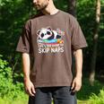 Panda Napping On Books Life’s Too Short To Skip Naps Men's Comfort Colors T-Shirt Espresso
