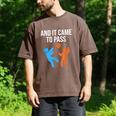 And It Came To Pass Book Of Mormon LDS Missionary Men's Comfort Colors T-Shirt Espresso And It Came To Pass Book Of Mormon LDS Missionary Men's Comfort Colors T-Shirt Espresso