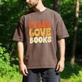 Peace Love Books Men Women Men's Comfort Colors T-Shirt Espresso