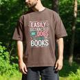 Pet Lover Easily Distracted By Dogs And Books Joke Men Men's Comfort Colors T-Shirt Espresso Pet Lover Easily Distracted By Dogs And Books Joke Men Men's Comfort Colors T-Shirt Espresso