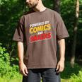 Powered By Comics And Snacks Comic Book Lover Men's Comfort Colors T-Shirt Espresso Powered By Comics And Snacks Comic Book Lover Men's Comfort Colors T-Shirt Espresso