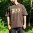 Preppy 100 Days Of School Goose Coffee Books Teacher Life Men's Comfort Colors T-Shirt Espresso
