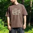 I Put My Book Down To Be Here Reader Men's Comfort Colors T-Shirt Espresso