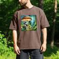 Rabbit Reading Book Under Large Mushroom Easter Bandana Men's Comfort Colors T-Shirt Espresso Rabbit Reading Book Under Large Mushroom Easter Bandana Men's Comfort Colors T-Shirt Espresso