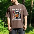 Well Read & Slightly Feral Raccoon Book Lover Graphic Men's Comfort Colors T-Shirt Espresso