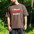 I Read Banned Books Censored Red Stamp Reading Librarian Men's Comfort Colors T-Shirt Espresso