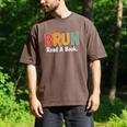 Read A Book Bruh English Teacher Reading Read A Book Men's Comfort Colors T-Shirt Espresso
