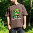 Readasaurus Reading Dinosaur Book Reader Bookworm Men's Comfort Colors T-Shirt Espresso