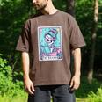 The Reader Retro Reading Skeleton Books Flowers Tarot Card Men's Comfort Colors T-Shirt Espresso The Reader Retro Reading Skeleton Books Flowers Tarot Card Men's Comfort Colors T-Shirt Espresso