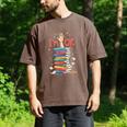 Reading Books Librarian Reader Nerd I'm Ok School Teacher Men's Comfort Colors T-Shirt Espresso