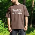 Reading Is Self Care Bookworm Reading Book Lovers Men's Comfort Colors T-Shirt Espresso