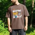 Reading Is Out Of This World Space Book Lover Kids Men's Comfort Colors T-Shirt Espresso