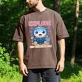 Readsolotl Kawaii Axolotl Book Lover Reading Men's Comfort Colors T-Shirt Espresso