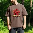 Red Roses Flowers Book Floral Men's Comfort Colors T-Shirt Espresso Red Roses Flowers Book Floral Men's Comfort Colors T-Shirt Espresso