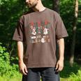 Retro Ghost Reading Book Teacher Librarian Bookish Christmas Men's Comfort Colors T-Shirt Espresso