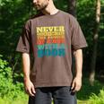 Retro Never Underestimate The Power Of a Boy With a Book Men's Comfort Colors T-Shirt Espresso