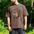 Sloth Reading a Book Lazy Sloth Bookworm Men's Comfort Colors T-Shirt Espresso Sloth Reading a Book Lazy Sloth Bookworm Men's Comfort Colors T-Shirt Espresso