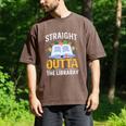 Straight Outta The Library Book Lover Men Women Premium Tri-Blend Men's Comfort Colors T-Shirt Espresso