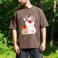 Teacher Pig Cute Farm Animal Book Lover School Student For Men Women Kids Men's Comfort Colors T-Shirt Espresso Teacher Pig Cute Farm Animal Book Lover School Student For Men Women Kids Men's Comfort Colors T-Shirt Espresso